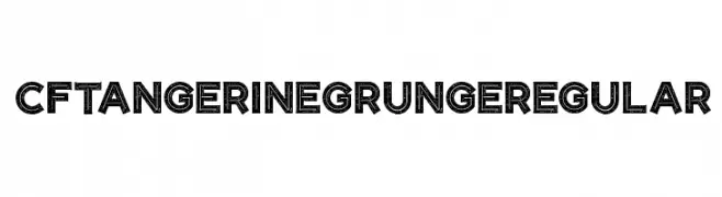 CF Tangerine Grunge Regular  Free Fonts Download