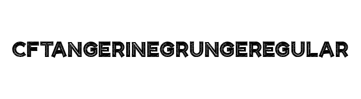 CF Tangerine Grunge Regular  font caratteri gratis