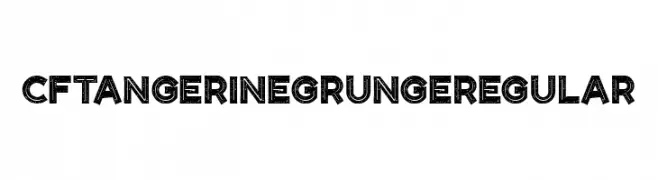 CF Tangerine Grunge Regular  नि: शुल्क फ़ॉन्ट्स डाउनलोड