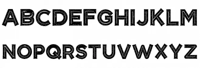 CF Tangerine Grunge Regular Schriftart Groß