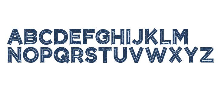 CF Tangerine Grunge Regular Lowercase