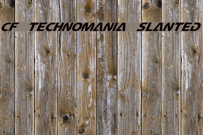 CF TechnoMania Slanted Example 1