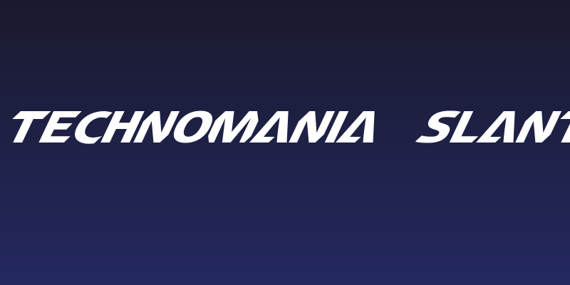 CF TechnoMania Slanted Social Header