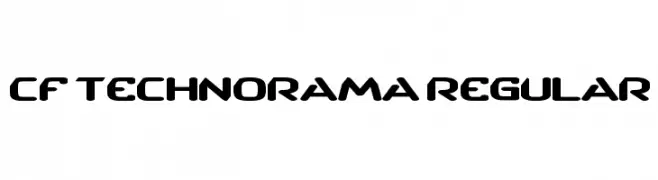 CF TechnoRama Regular  Descarca Fonturi Gratis