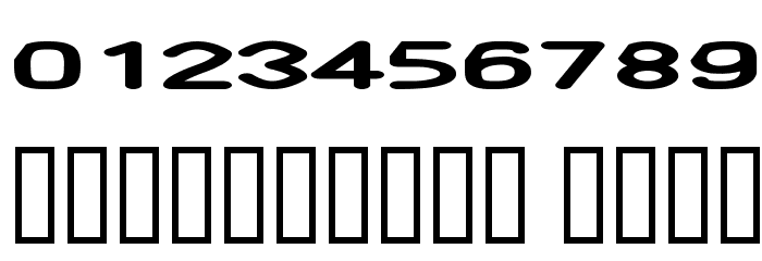 CF TechnoRama Regular Font OTHER CHARS