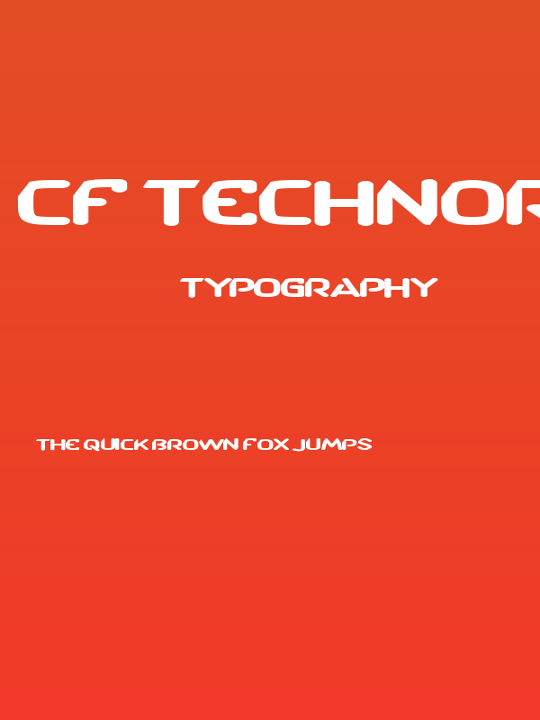 CF TechnoRama Regular Poster