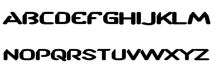 CF TechnoRama Regular Font LOWERCASE