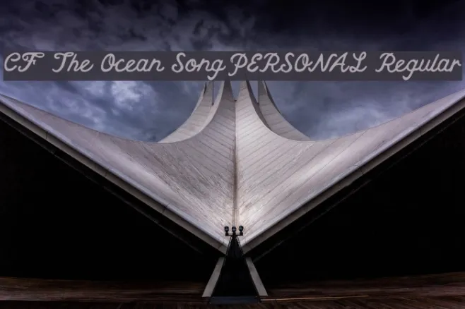 CF The Ocean Song PERSONAL Regular Example 2
