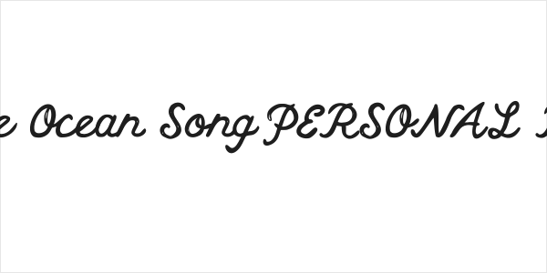 CF The Ocean Song PERSONAL Regular Logo