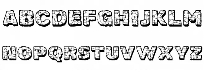 CF The Rock Personal Use Regular Schriftart Groß