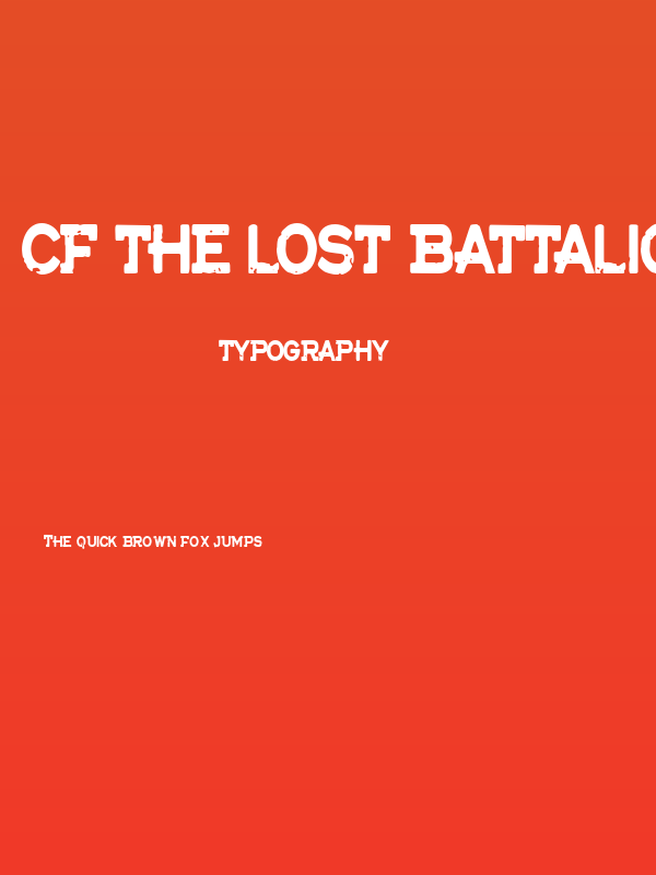 CF The lost battalion Regular Poster