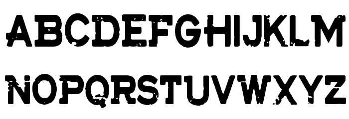 CF The lost battalion Regular Font LOWERCASE