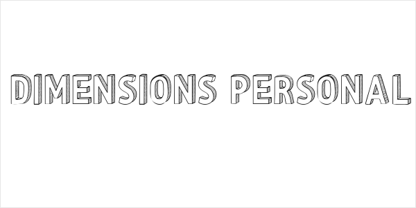 CF Three Dimensions Personal Regular Logo