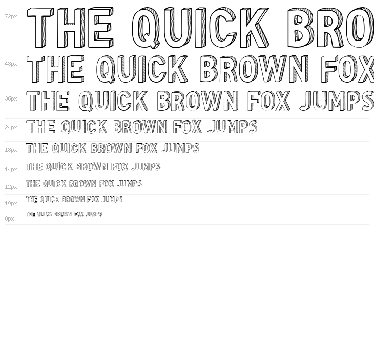 CF Three Dimensions Personal Regular Waterfall