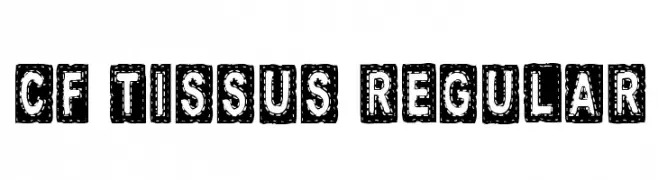 CF Tissus Regular  baixar fontes gratis