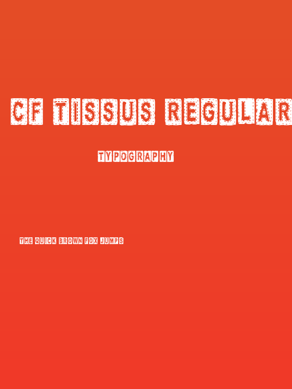 CF Tissus Regular Poster