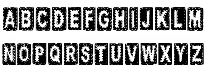 CF Tissus Regular Font LOWERCASE