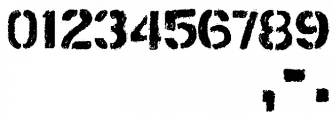 CF Trash Zone Regular Font OTHER CHARS