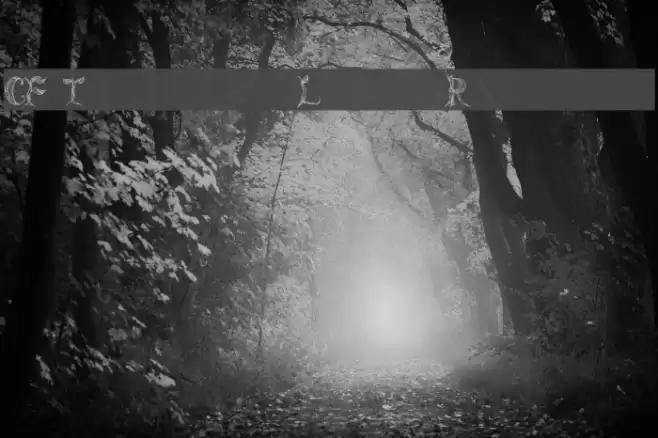 CF Tree of Life Regular Font examples