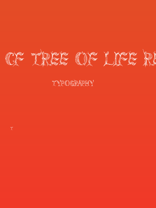 CF Tree of Life Regular Poster
