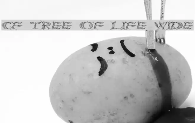 CF Tree of Life Wide Font examples