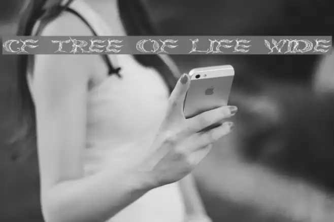 CF Tree of Life Wide Font examples
