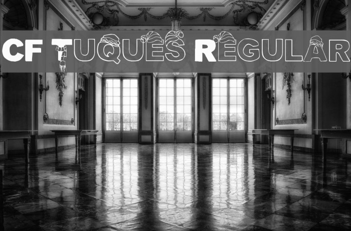 CF Tuques Regular Font examples
