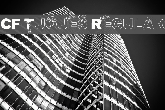 CF Tuques Regular Font examples