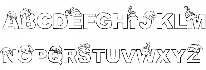 CF Tuques Regular Font LOWERCASE
