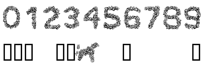 CF TypoCraft Regular Font OTHER CHARS