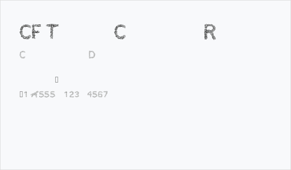 CF TypoCraft Regular Business Card