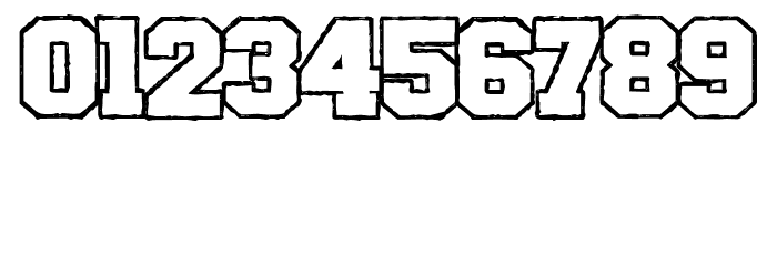 CF University of Nowhere PERSO Outline Font OTHER CHARS