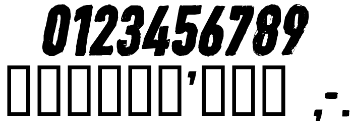 CF William Wallace Regular Font OTHER CHARS
