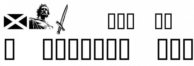 CF William Wallace Regular Font LOWERCASE