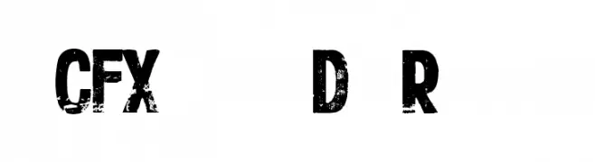 CF Xerography Demo Regular  Fuentes Gratis Descargar