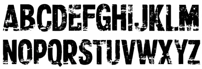 CF Xerography Demo Regular Schriftart Groß
