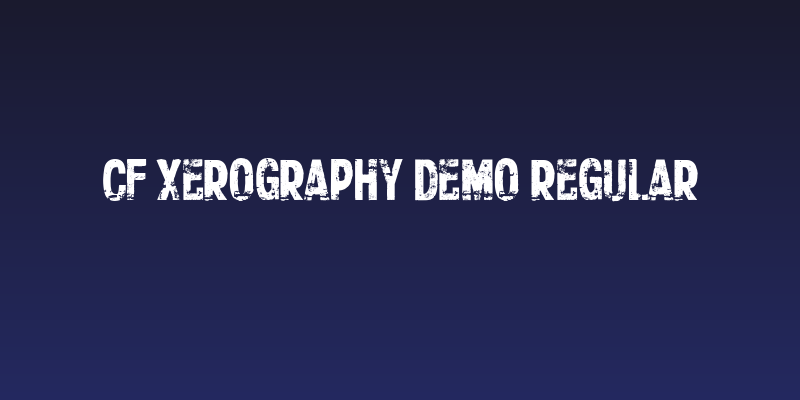 CF Xerography Demo Regular Social Header