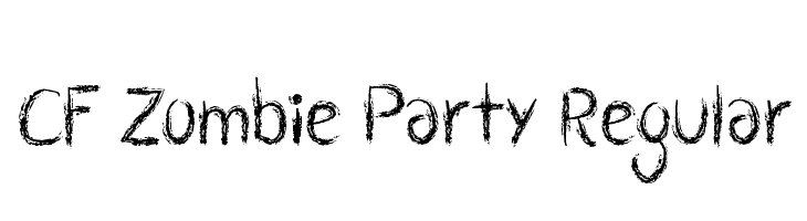 CF Zombie Party Regular  لخطوط تنزيل