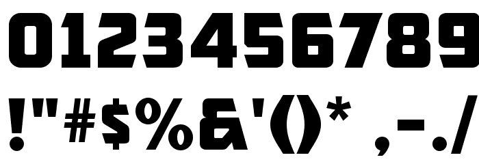 CFB1 American Patriot Normal Font OTHER CHARS