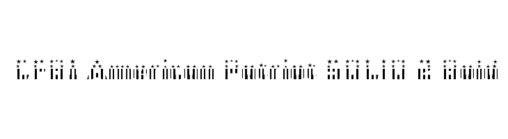 CFB1 American Patriot SOLID 2 Bold Font