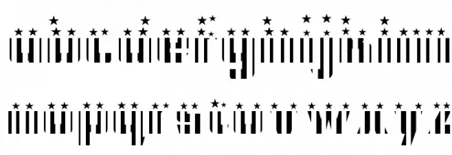 CFB1 American Patriot SOLID 2 Bold Font LOWERCASE