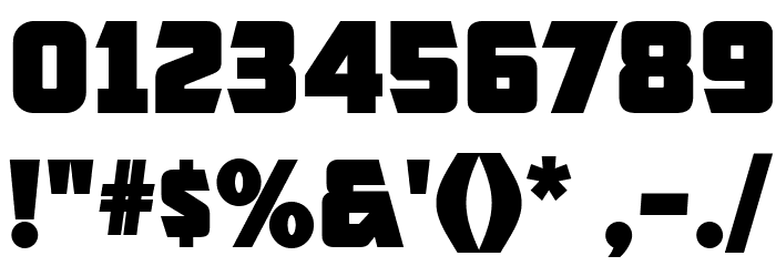 CFB1 American Patriot SOLID 2 Normal Italic Font OTHER CHARS