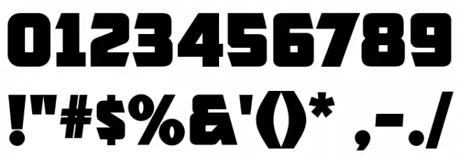 CFB1 American Patriot SOLID 2 Normal Italic Font OTHER CHARS