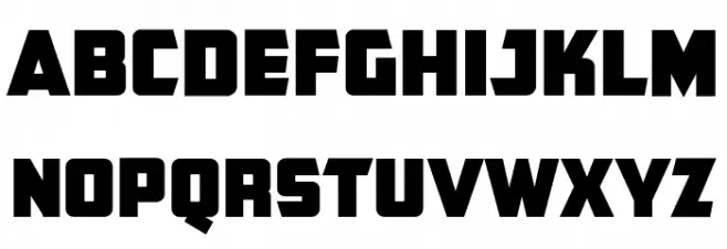 CFB1 American Patriot SOLID 2 Normal Italic Schriftart Groß