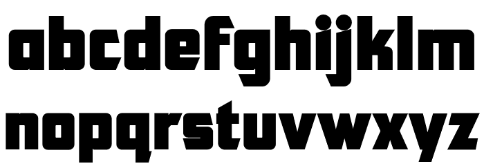 CFB1 American Patriot SOLID 2 Normal Italic Font LOWERCASE