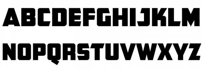 CFB1 American Patriot SOLID 2 Normal Italic Font Litere mari