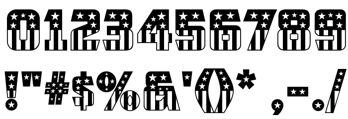 CFB1 American Patriot SOLID 2 Normal 字体 其它煤焦