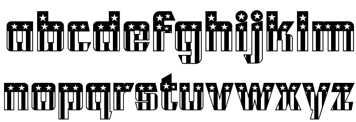 CFB1 American Patriot SOLID 2 Normal 字体 小写