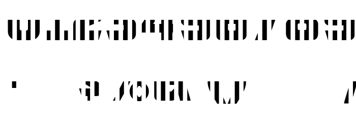 CFB1 American Patriot SPANGLE 2 Bold Italic Font OTHER CHARS