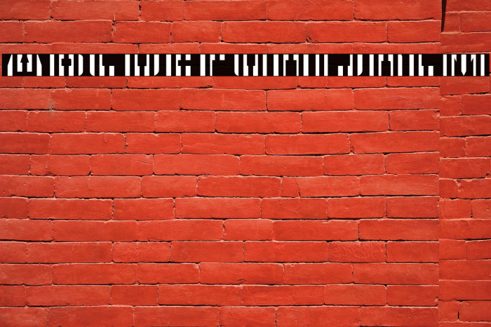 CFB1 American Patriot SPANGLE 2 Bold Italic Example 1